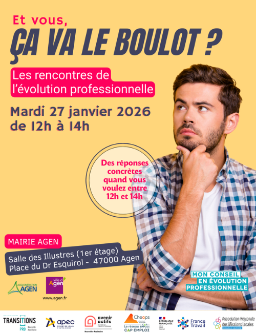 Rendez-vous à Agen pour une nouvelle édition des Rencontres de l'évolution professionnelle - Mardi 27 janvier 2026