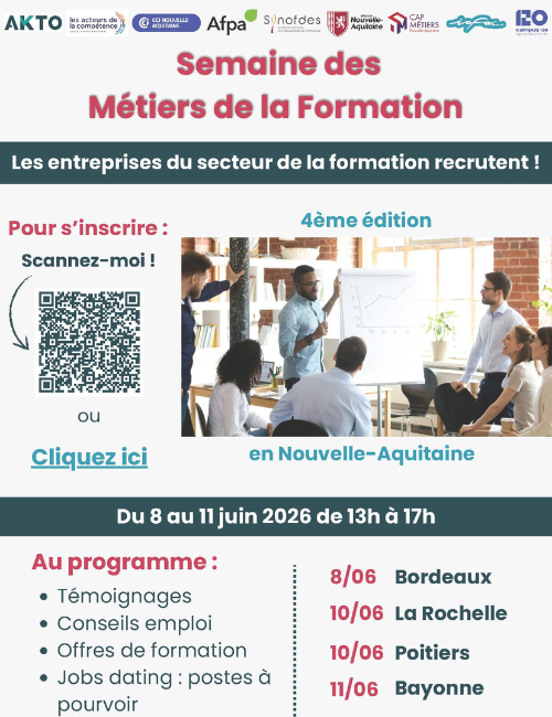 AKTO - Semaine des métiers de la formation
